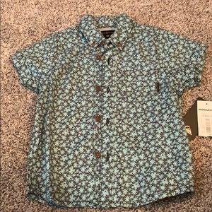 Toddler Floral Button Down